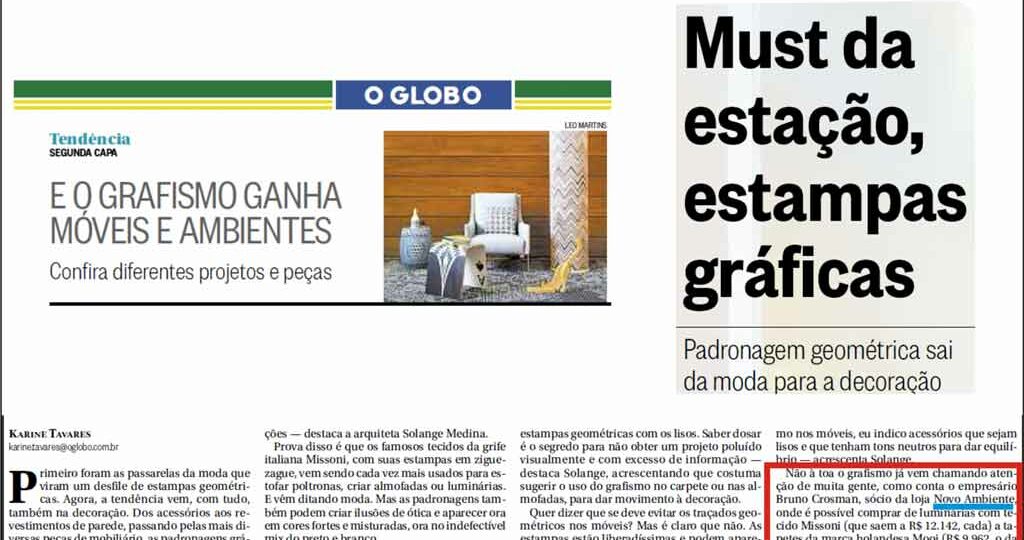 Novo Ambiente No MORAR BEM Do Jornal O GLOBO De 20 De Janeiro De 2013 1024x540