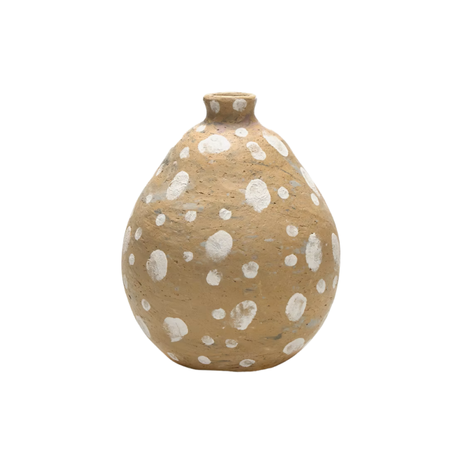 Vaso Pintado Bolinhas